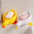 Quick Drain Duck Shape box Whale Shape Soap Box Soap tray Thickened Plastic Drainage Soap Holder Soap dish Bathroom Accessories. 