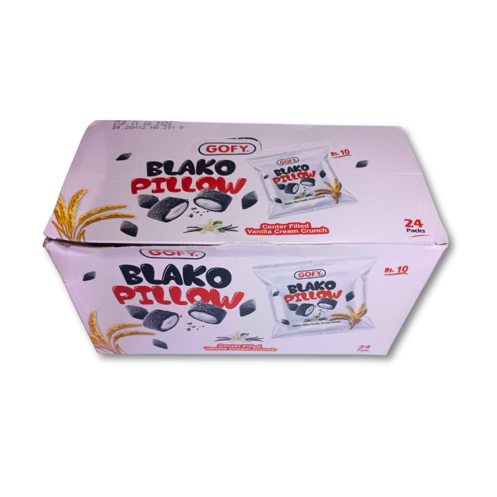 Aamrite Gofy Blako Pillow Biscuit – Center Filled Vanilla Cream Snack ...