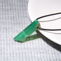 Raw Stone Quartz Crystal Necklace Pendants Women Men Boho Vintage Stone Bullet Healing Necklace For Women Jewelry. 