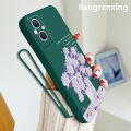 Casing Oppo Reno S5 5G Reno 7 z 5G ren7 Z 5G phone case softcase liquid silicone protector smooth shockproof bumper cover new design comic flower cartoon ytyhh01. 