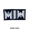 Motionless In White Embroidered Iron On Patch Sew On Badge For Kids T shirts Bags Caps Jeans And Applique. 