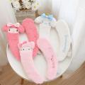 【Happier】 1Pcs Cute Keep Warm Sanrio Cartoon My Melody Cinnamoroll Doll Bathroom Accessories Kawaii O-Shape Home Decor Toilet Seat Cover. 