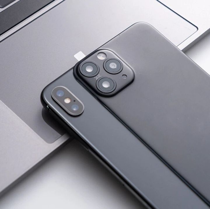 Convert iPhone X XS XS Max to iPhone 11 Pro Max Conversion Back Cover Sheet Soft Eco Friendly Material
