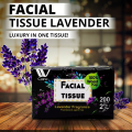 (Pack of 3) WBM Floral & Fresh Tissue Bundle | Facial Tissues, Lavender Tissue Paper, Tissue Paper Rose. 