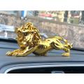 Car Dashboard Decoration Lion Golden. 