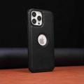 Atlentix Unique  Iphone 12 Pro Max Cover - PU Leather Case Iphone 12 Pro Max Back Cover For Smartphone Back And Camera Protection With Logo Hole. 