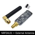 USB NRF24L01+ 2.4G data transmission module 2.4GHz NRF24L01 upgrade version TTL NRF24L01 For Arduino. 