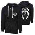 Ace -Black ROMAN Fleece Printed Hoodie for Men. 