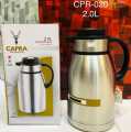 Steel Thermos | Capra Thermos-Steel Body Thermos Jug-Flask - Hot & Cool Metal Steel MS 2.0 Litre| high quality Thermos for storing water and liquid Items. 