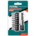 Total 9 Pcs Screwdriver Bit Set for Drill machine. 