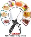 Clever Cutter - 2 in 1 Superior Quality Kitchen Knife with Spring Action Kitchen Knife Scissors. 