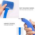 Slicker Brush for Dogs Cats, Self Cleaning Cat Brush Pet Grooming Comb for Shedding, Efficiently Remove Dogs and Cats Loose Hair. 