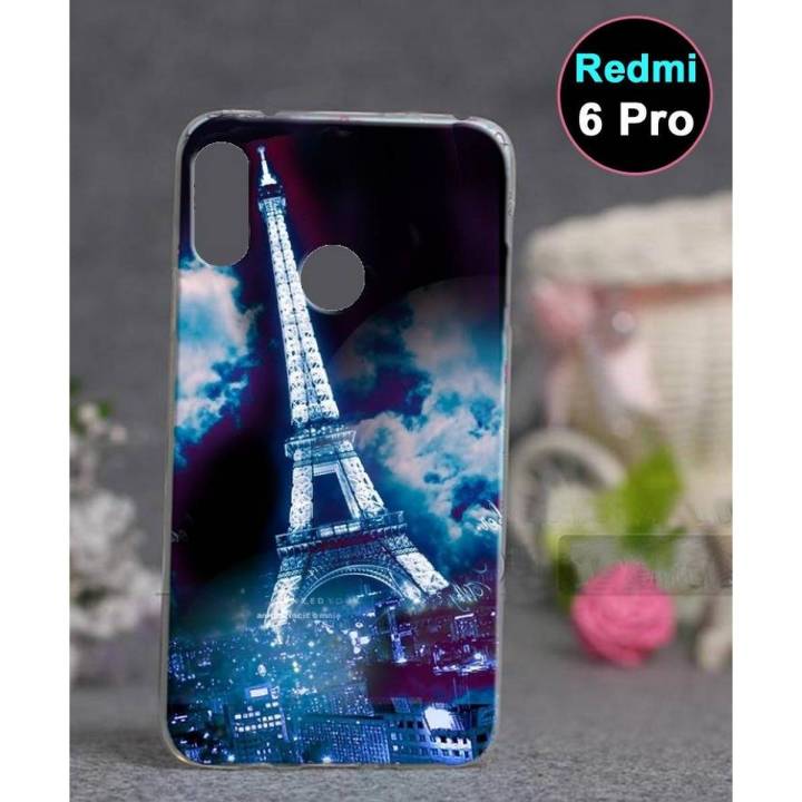 Xiaomi Redmi 6 Pro Back Cover - Eiffal Tower Cover