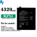OnePlus 8 Battery Replacement BLP761 Battery with 4320mAh Capacity - Black. 