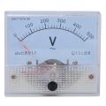 AC Pointer Voltmeter 0-500V Scale Range Voltage Test Meter Detector Panel Meters. 