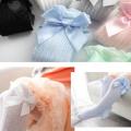 【HOT】 Kids Children's Socks For Girls Boys Bow Knee High Fishnet Socks Soft Cotton Cartoon Anti-Mosquito Socks Newborn Socken Clothing. 