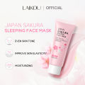 LAIKOU SAKURA Sleeping Mask No Wash Refreshing Skin Rejuvenation Night Cream Face Mask 80g. 