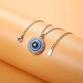 Jewelry Fashion Necklace Women Evil Eye Necklace Blue Magic Eye Simple Ladies Necklace. 