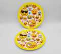 EMOJI THEME PAPER PLATES PACK OF 10 PAPER PLATES. 