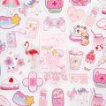 46pcs/pack Green Field Cute Animals Kawaii Paper Stickers Diary Diy Scrapbooking Label Sticker Stationery. 