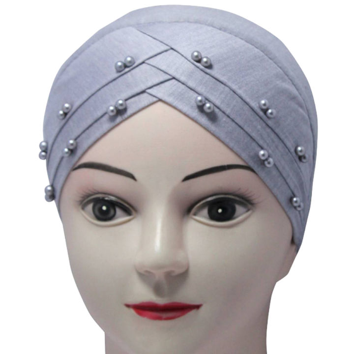 3d Layer Cap With Pearls