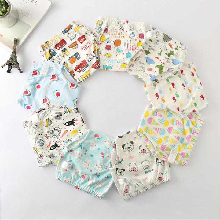 12 Pcs - Newborn Baby Underwear Toddler Newborn Baby Nappy Panties - Baby chadi