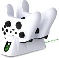 Stealth Sx-C100 X Twin Charging Dock for Xbox Series X/S - White (Xbox Series X). 