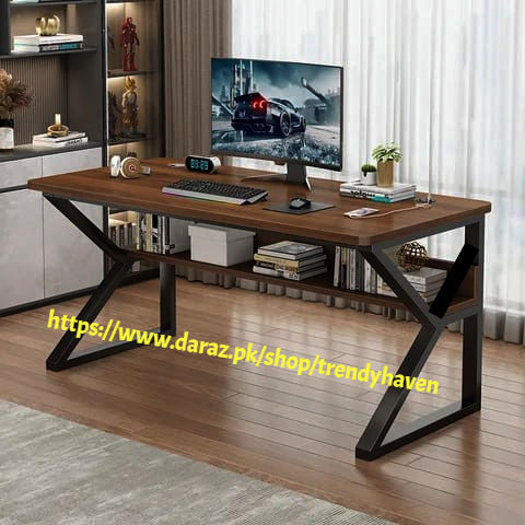 Computer%20Table,%20Study%20Table,%20Office%20Table,%20%20Laptop%20Table,%20Writing%20Table%20and%20Gaming%20Table%20with%20Modern%20K-Shape%20Design%20and%20Metal%20Powder%20Coating%20-%20Image%203