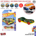 Diecast Hotwheels 2021,22 Hw Speed Team Die Series - Roadster Bite, Fast Fish, La Fasta, Mach It Go, Draftnator, Hot Wheel Metal Car Collectors Toys. 