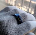 Pack of 1 Versace-Inspired Blue Stainless Steel Challa Ring - Available in 2 Variations (5mm and 8mm) and 5 Sizes. 