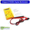 DT830D Digital Multimeter Counts AC/DC Volt Amp Ohm Diode hFE Continuity Tester DT-830D Yellow (Battery and Test Leads Included) by electria. 