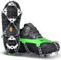 Wirezoll Ice Cleats, Crampons for Hiking Boots and Snow Shoes Climbing Spikes Grippers for Traction with Chains for Men Women. 