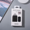 💯 Original Samsung 45W PD UK Pin PPS Super Fast GaN Charger UK Plug for GALAXY S25  S24 S23 S22 S21 Note20 Ultra A54 A73 +1M PD Type C To Type C Cable. 