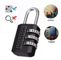 Generic Safety Luggage Lock Password Lock Steel 3Digit Safe PIN Hand Bag Security Code Padlock 3 Dial Digit Password Lock Padlock Combination Suitcase Luggage Metal Code Travel Safe Anti Theft Travel Security Lock. 