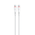 itel Cable Pulse C22N Type-C to Type-C Data Cable, Fast Charging, High-Speed Data Transfer, 1.2 Meter Long, Nylon Braided Design. 