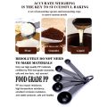 10pcs Measuring Cups And Measuring Spoon Scoop Silicone Handle Kitchen Measuring Tool. 