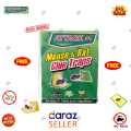 Original Made in Pakistan Pack of 5 High Quality Attack Thick Sticky Glue Mouse Trap - Mouse Glue Board - Rat Killer Trap - Rat Killer Glue Book - Rat Killer Glue Mat   with Pack of 1 Original Made in Pakistan Attack Rat Trap FREE. 