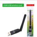 Wireless USB WiFi Adapter 150Mbps – Mini Network Card with Antenna – MT7601 & RTL8188 Wireless Receiver Dongle for PC, Desktop, Laptop, IPTV, Set-Top Box – High-Speed 2.4GHz LAN Wi-Fi Adapter. 
