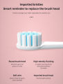 6 Modes Sonic Electric Toothbrushes for Adults Kids Smart Timer Rechargeable Whitening Toothbrush IPX7 Waterproof 4 Brush Head. 