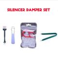 Mechanical Keyboard Sound Damper 5 Kit,Rubber Mute O Ring+Big And Small Key Cap Puller+MX Axis Puller+ Keyboard Cleaning Brush. 