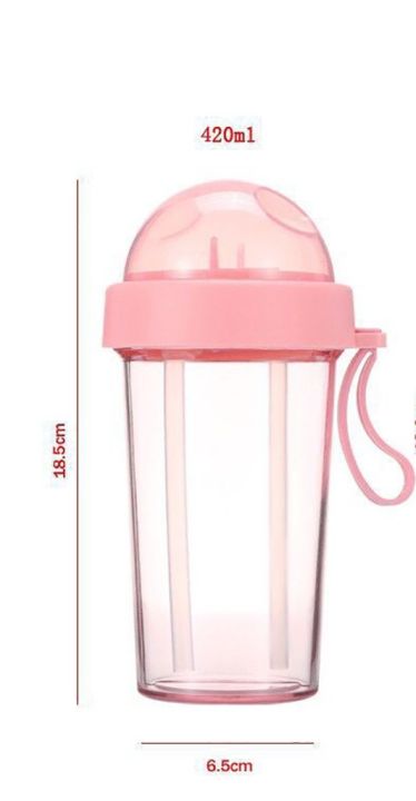 600ML%20Premium%20Double%20Drinking%20Cup%20Double%20Straw%20Portable%20Large%20Capacity%20Water%20Bottle%20Creative%20Couple%20Water%20Mug%20Dual%20Purpose%20Bottle%20Kettle%20-%20Image%209