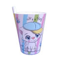 Sippy Cups 350 ml | Glass with pipe | Straw Glass| Cartoon Cups for boys and girls Straw Cup Water Glass Juice Cup With Straw For Kids Random Design. 