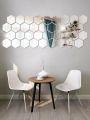 Imported Acrylic Hexagon wall decor Mirrors 3D wall mirrors 4x4 inches per hexagon (1 TO 60 PIECES). 