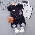 T-Shirts And Short Pants For Baby Girls  & Boys Round Neck Short Sleeves Tee Top's Clothes Sets Dresses Outfit Fajar Stock. 
