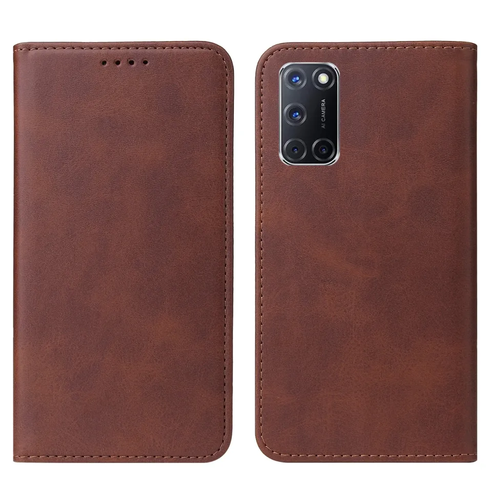 Coque à Clapet Style Book Pour Oppo A52, A72, A92 - Noir - Neuf
