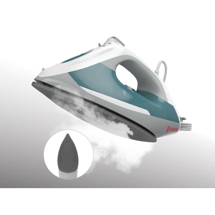 2200 Watt Steam Iron with Ceramic Sole-plate and Smooth Glide