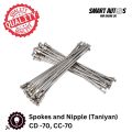 Front wheel spokes and nipples - motorcycle Taniyan - 36 pieces. 