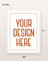 Create Your Own Custom Wall Poster A4 Size - Wall Stickers, Wall Hangings, Wall Posters, Custom Wall Poster - JangoMango Store. 