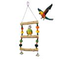 Bird Ladder Parrot Toys Ladders Chewing Toys Hanging Pet Bird Cage Accessories Hammock Toy for all type large , medium , Small Parakeets Cockatiels, Lovebirds, Conures, Macaws, Lovebirds, Finches. 