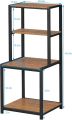 Printer Stand with Storage Shelf, 49.2 inch Large Tall 4 Tier Printer Table for Home Office Organization Space Saving Desk Rack for Printer Computer CPU Shredder. 